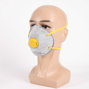 10 buah kotak masker wajah setengah tahan debu perlindungan <span class=keywords><strong>meltblown</strong></span> OEM ODM FFP2 Cup masker hidung untuk konstruksi dan debu industri PM2.5 - Product Image 1