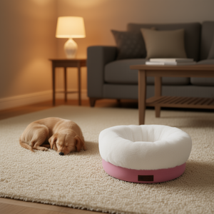 Cuccia per cani Yommy 45x45x25cm, morbida, in peluche, impermeabile, con fondo antiscivolo per animali domestici - Product Image 2