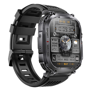 Smartwatch Quadrato IP67 2025 con Display TFT, Risposta alle Chiamate, Monitoraggio della Salute, Torcia LED, Impermeabile 3ATM, Ricarica <span class=keywords><strong>Wireless</strong></span> - Product Image 1