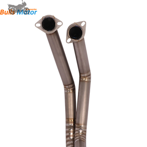 Système d'Échappement pour Moto BMW F650GS F700GS <span class=keywords><strong>F800GS</strong></span> Adventure, Tuyau Avant en Alliage de Titane - Product Image 3