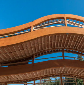 Arches en bois lamellé-collé courbées pour plafonds voûtés - Product Image 6