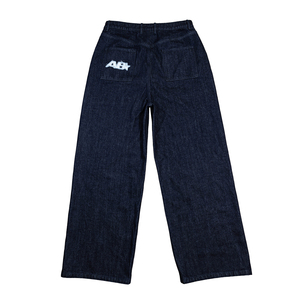 Pantalon en denim brut japonais vintage de haute qualité personnalisé TOPSHOW, jean ample pour homme - Product Image 2