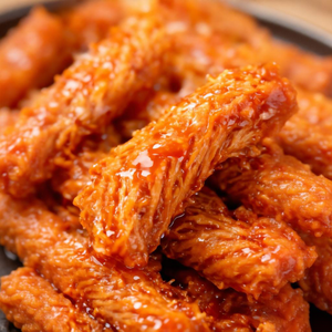 ซอสเซซามี ไก่เจ รสเผ็ด ขนมขบเคี้ยว 60 กรัม ไม่ทอด น้ำมันน้อยกว่า 50% เนื้อนุ่มเคี้ยวเพลิน สำหรับขายปลีกและขายส่ง - Product Image 2