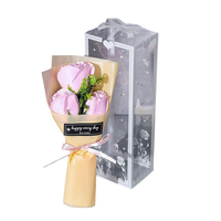 Cadeau de fleurs éternelles pour la fête des mères, la Saint-Valentin, Noël, cadeau pour un ami, bouquet de roses en savon, boîte cadeau