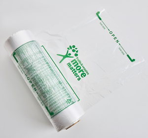 OEM HDPE Fruit Bags on Roll <b>Plastic</b> T-shirt Grocery Shopping Bags for Supermarket - Product Image 5