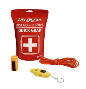 Kit <span class=keywords><strong>de</strong></span> Emergencia para Exteriores, 90 Piezas, Bolsa <span class=keywords><strong>de</strong></span> Primeros Auxilios Roja, Kit <span class=keywords><strong>de</strong></span> <span class=keywords><strong>Supervivencia</strong></span> Portátil Pequeño para Viajes y Campamento, Mini Manual Impermeable - Product Image 2