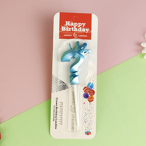 Venta al por mayor bonita cera <span class=keywords><strong>de</strong></span> parafina Feliz <span class=keywords><strong>cumpleaños</strong></span> pastel número velas para niños para Pascua y Año Nuevo fiesta decoraciones suministros - Product Image 6