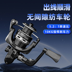 Spinning Reels Metal Line Spool Right Hand Casting Fishing Reel For Fresh And Salt Water Use - Product Image 2