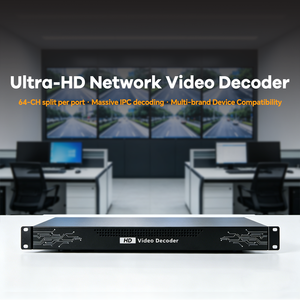 Décodeur vidéo H.265 à 64 écrans, décodeur IP multi-modules ONVI F pour grand système de surveillance de sécurité - Product Image 5