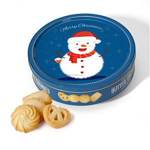 Private Label dolci croccanti biscotti al burro 340g in tondino di zucchero tipo Wafer con un gusto burroso - Product Image 4