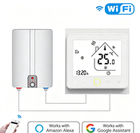 Termostato Inteligente WiFi Zigbee Tuya para Calefacción por Suelo Radiante, Programable, Control de Temperatura Constante, Control Remoto por Aplicación