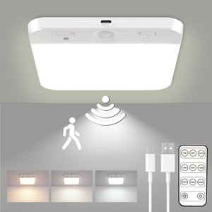 Có Thể Sạc Lại 8000MAh <span class=keywords><strong>LED</strong></span> Trần Ánh Sáng Cơ Thể Con Người Cảm Biến Chuyển Động Ánh Sáng Điều Khiển Từ Tính Hút Cho Hành Lang Cloakroom - Product Image 1