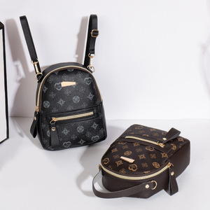 Zaino Impermeabile in PU con Motivi Floreali <span class=keywords><strong>2022</strong></span>, Borsa Scolastica alla Moda per Donne, Capacità Inferiore a 20L, Vendita all'Ingrosso - Product Image 3