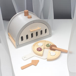 Horno de <span class=keywords><strong>Pizza</strong></span> de Madera de Simulación para Niños, Juego de Cocina, Juguete Educativo para <span class=keywords><strong>el</strong></span> Hogar, Fabricación Zhejiang, Color - Product Image 2