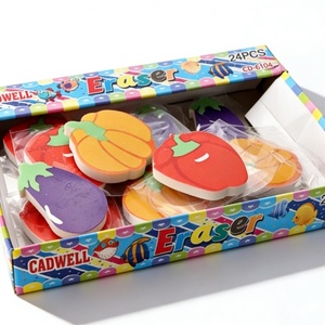 Gommes en forme de légumes réalistes personnalisées en gros pour enfants – Usage polyvalent, non toxiques, papeterie amusante - Product Image 5