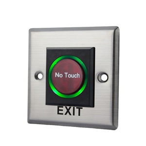 OCEAN GH70A Bouton de sortie infrarouge haute sensibilité 12V avec indicateur LED, détecteur de mouvement sans contact, interrupteur de déverrouillage de porte, accès intérieur - Product Image 3