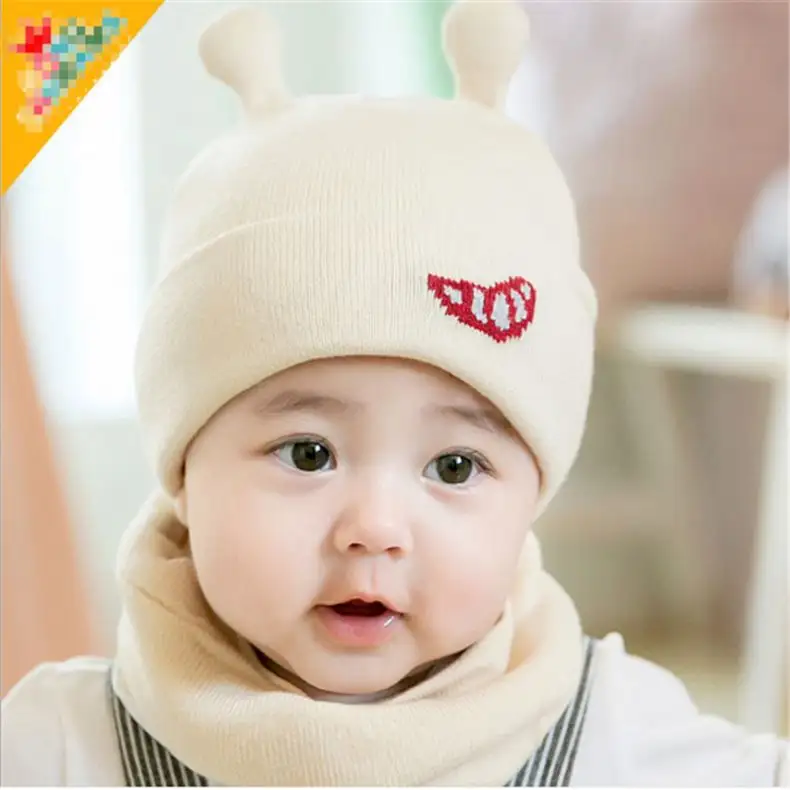 Automne hiver lapin oreilles bébé enfant Coton Cap Oreille production Hat 