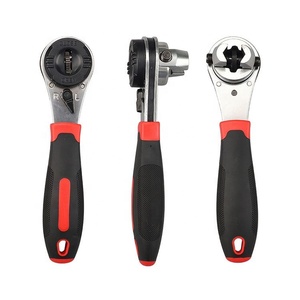 New Arrival Hascrome Material Adjustable 6.5-22 Ratchet Wrench Universal Tool Ratchet Wrench