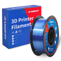 Filament d'imprimante 3D en soie PLA 1.75mm 1KG (2,2 lb) matériel d'impression en cuivre violet noir rouge brillant et soyeux (or Champagne en soie)