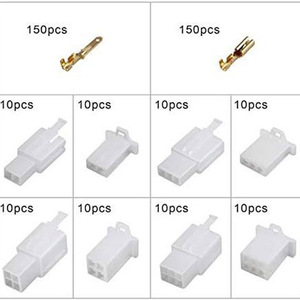 Kit de 380 Conectores Eléctricos Automotrices de 2.8mm, 2/3/4/6 Pines, Macho y Hembra, para Cableado de Motocicletas, Bicicletas Eléctricas y Automóviles - Product Image 3