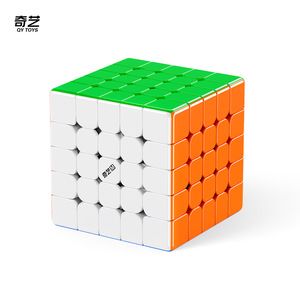 คิวบ์แม่เหล็ก Qiyi Warrior M5 5x5  แบบเคลือบ UV  หน้าเพชร  ตัวต่อความเร็ว สำหรับเยาวชนและนักเรียน - Product Image 2