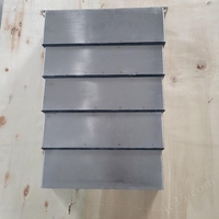 Cache-poussière télescopique en acier pour cylindre d'accordéon, protection de machine-outil CNC, avec roulement central, argenté, longue durée de vie