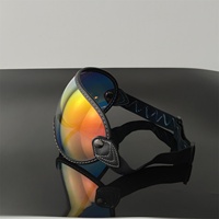 Visière universelle vintage pour casque de moto, protection relevable, accessoires pour casques de moto