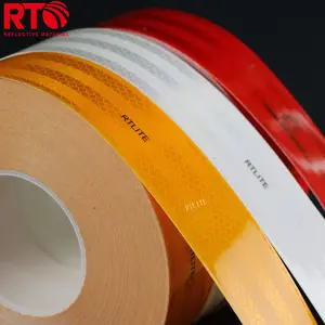 Diamond Grade E8 Truck Reflector Tape Warning And Safety Reminder Marking Reflective Conspicuity Sticker For Vehicle
