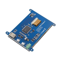Moniteur à écran tactile capacitif TFT LCD 4.3x800 de 480 pouces compatible avec le module d'affichage Raspberry Pi 2 3 4 B
