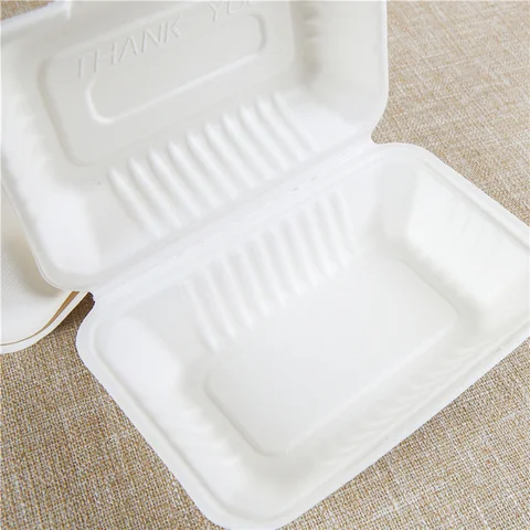 Wholesale Restaurant Supply Sugarcane Containers, Sugar Cane Food Containers