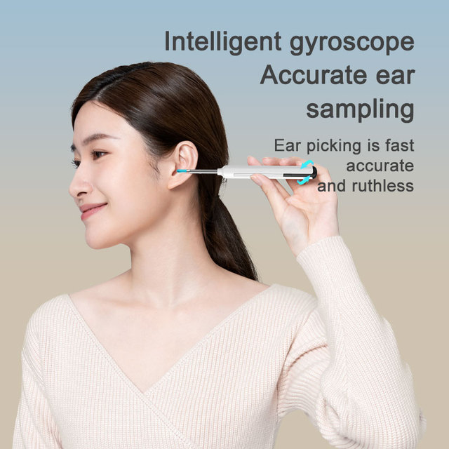 New YINSTECH YW16 Smart Video Ear Scope Digital Otoscope Camera Earwax Remover Cleaner Tools Set 6LED 3.5mm 5MP WiFi Wireless