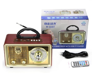 Radio Retro MEIER M110BT AM FM SW de 3 Bandas, Radio Vintage Recargable con Control Remoto - Product Image 6