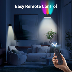 Lampada <span class=keywords><strong>da</strong></span> Parete Smart per Interni con Montaggio Magnetico Artistica e Multicolore Bi-Direzionale per <span class=keywords><strong>Balcone</strong></span> Corridoio Casa Hotel Camera <span class=keywords><strong>da</strong></span> Letto - Product Image 6