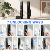 Cerradura Inteligente para Puerta CAMAKT 2025 con Reconocimiento Facial 3D y Cámara para Puertas de Madera/Acero/Vidrio, Pantalla de 4.5 Pulgadas, Aplicación Tuya, Resistente al Agua, para Exteriores