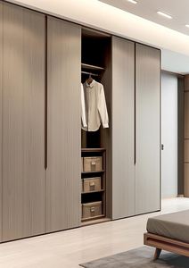 Armario de dormitorio personalizado moderno por puerta de madera maciza de fábrica portátil y ajustable para uso en muebles para el hogar - Product Image 5