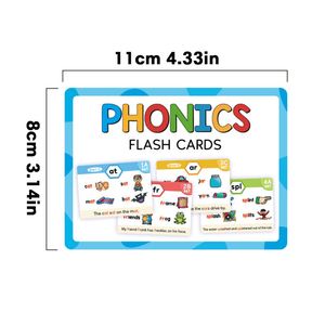 Tarjetas de aprendizaje fonético en inglés personalizadas para jardín de infantes, con mezclas CVC y sonidos de vocales largas, seguras y duraderas, para palabras de vista y ortografía. - Product Image 6