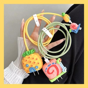 SpongeBob SquarePants Snail Iphone 14 Data Cable Protective Case Silicone Fast Charging For Iphone Chargers - Product Image 4