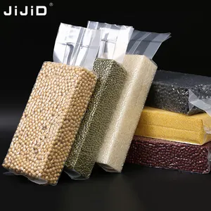 JiJiD尼龙透明立体冷冻食品包装袋真空袋米面袋塑料自封袋