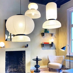 Nordic Wabi-Sabi Style Silk Chandelier Creative Art HomeStay Dining <b>Table</b> Lamp Zen Japanese Designer Lantern AC Power Source - Product Image 3