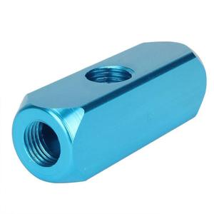 Kit parti pneumatiche del blocco di distribuzione dell'aria del collettore pneumatico 2 porte collettore d'aria filettato <span class=keywords><strong>1</strong></span>/2 "collettore d'aria in alluminio - Product Image 2