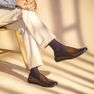 Mocasines Casuales de Moda con Punta Cuadrada, Bordados, Impermeables, Transpirables, Duraderos, que Aumentan la Estatura - Product Image 4