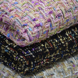 Vente en gros personnalisée 320GSM 65%, Polyester 13% rayonne 20% coton 2% Spandex <span class=keywords><strong>tissu</strong></span> tricoté <span class=keywords><strong>Tweed</strong></span> doux pour la peau pour vêtements/ - Product Image 3