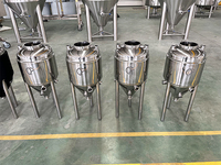 ZR BREW Fermenteur à bière conique en acier inoxydable 30L-80L avec pompe, réservoir de fermentation, équipement de brasserie artisanale à domicile