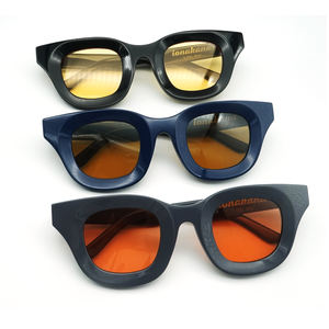 Винтажные классические ацетатные очки ручной работы итальянский дизайн фирменные солнцезащитные очки в Китае - Product Image 2