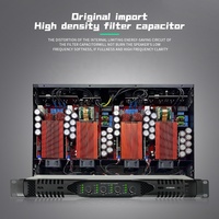 MIA-DZ1300 Amplificateur Numérique 1U 4*2000W 4Ω 4*2000W Amplificateur de Puissance 4 Canaux Stéréo Système Sonore Pro Audio Classe D