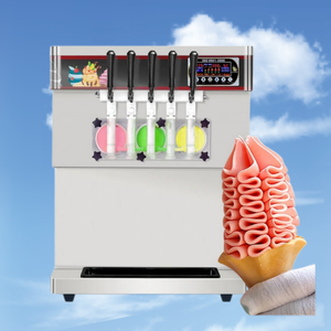 Macchina Professionale per Gelato a 5 Gusti da Tavolo per Uso Commerciale con Certificazioni CE NSF ETL - Product Image 3