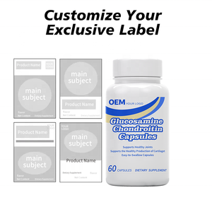 Capsules de Glucosamine et Chondroïtine OEM pour la Flexibilité Articulaire – Complément Alimentaire avec Emballage Personnalisé en Usine et Plusieurs Designs d'Étiquettes - Product Image 5