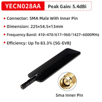 Antena Sinlink 5G Triple Band hingga 6000MHz Wideband untuk Konektor Pria YECN028AA untuk Modul Seluler dan Router Pemasangan Sekrup