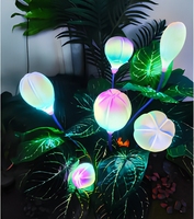 Lampe LED de sol Avatar Forest Mushroom Plant Landscape, angle de faisceau 360°, intérieur/extérieur, IP65, étanche, jardin