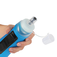 Bouteille d'eau souple SIBO en PEVA, écologique et légère, anti-fuite, pliable, pour marathon, course à pied, randonnée et sports de plein air